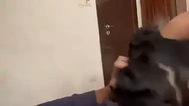 Desi porn of a young call girl sucking her client’s dick