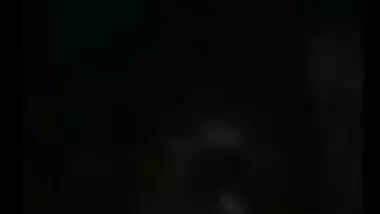 Horny male licks his Desi wife's sweet tits during XXX video call