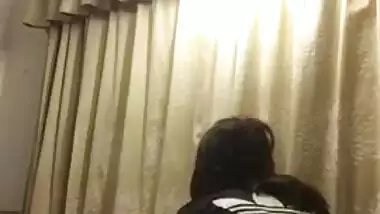 Day is over so Desi girl gets naked exposing XXX boobies and pussy