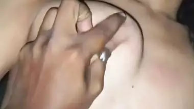 Indian wife Sarkari Farhan sucking dick of husband