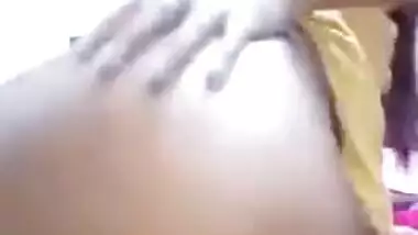 Today Exclusive- Cute Desi Girl Record Fingerring Selfie Part 2