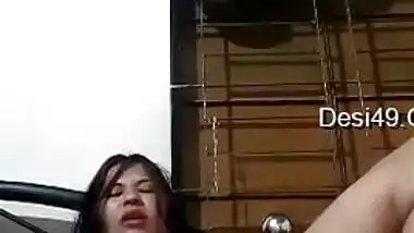 Today Exclusive- Horny Desi Boudi Record Nude Selfie And Fingering Part 1