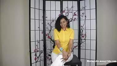 Desperate Indian Secretary Wants To Fuck Boss Pov In Tamil/english - Lily Singh, South Indian And Desi Aunty