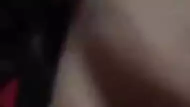 Adorable Desi girl gets horny and plays with her XXX tits on cam