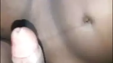 Desi husband handing wife boobs