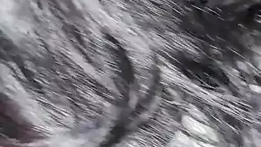 Sexy mature Indian girl giving erotic blowjob