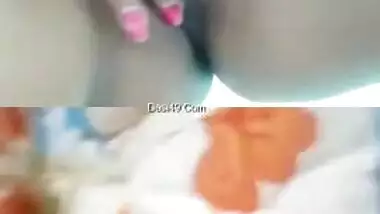 XXX video of Indian showing titties and twat to jerking off to her guy