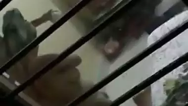 Neighbor desi dressing spycam video