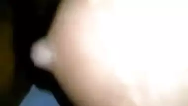 Sweet Desi teen with nice tits begins sex by sucking BF's XXX rod