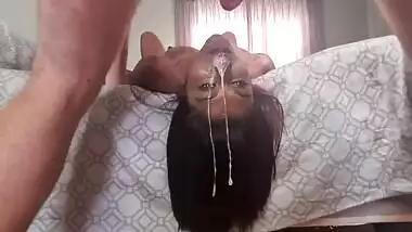 Deepthroat Desi Face Fuck Gagging Hardcore Indian Interracial Rough Sloppy Spit Throat Fuck