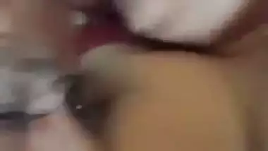 Kinky husband and big boob wife record their village porn