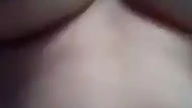 Desi fatty poses for the camera to reveal her big XXX boobs and slit
