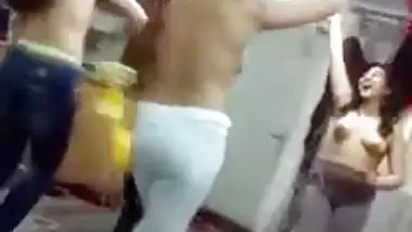 This mehndi party Is on XXX fire! Nude Indian girls dance all over the place