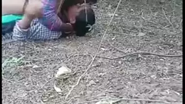 Cheating lewd wife is caught fucking outdoor with tramp, Desi mms XXX sex