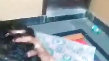 Village couple romantic foreplay