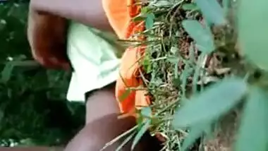 Wicked Desi lovely is fucked by XXX partner on the green grass MMS