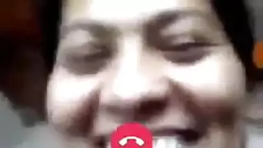 Indian whore exposes tits and rubs XXX nipples for online friend