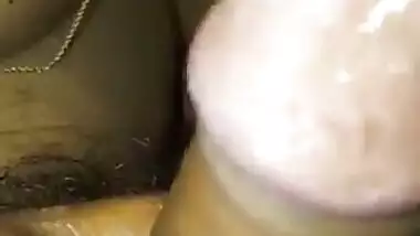 Desi wife oil massage hubby’s cock and ball with Sucking video part 2