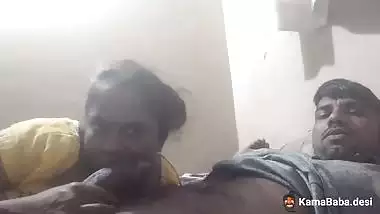 Man records his Bhabhi’s blowjob MMS, sucking his cock