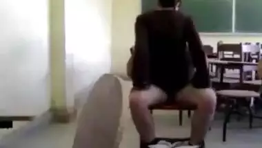 Horny coed convinces her school teacher to give her a better grade, Desi mms scandal