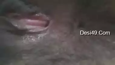 Dasi bitch shows off her cock-starved hairy holes for XXX close-up