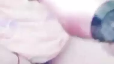 Hot Desi Aunty Fingering and horny masturbating in hairy pussy closeup showing indian village sex video