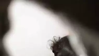 Neighbor wife bath and wearing bra caught through window