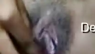 Desi housewife becomes excited and she plays with XXX orifice