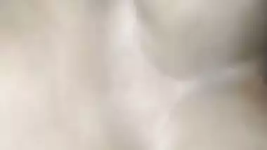 Pervert Desi XXX husband playing with his wife’s boobs and nipples MMS