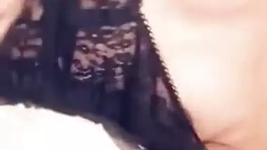 Cute Desi gal with XXX glasses records for her man solo sex video