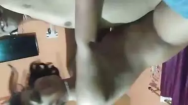 Hot desi beauty riding dick with BF XXX video