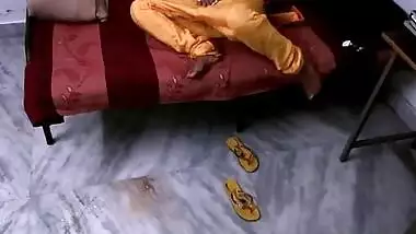 Boy behind camera caught Bhabhi stripping and insisted on XXX posing by Desi wife