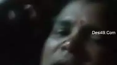 Man plays with his Desi wife's huge boobs in front of XXX camera