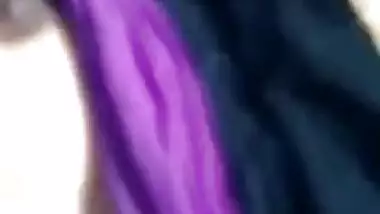 Shy Desi girl wants guy to leave her alone but he continues to film tits