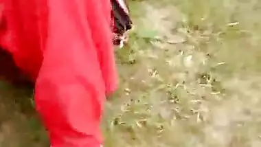 Desi amateur lovers in an outdoor fuck