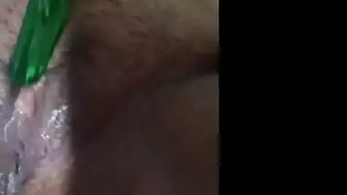 Indian Desi Girl Sexybitch Masturbating And Fingering Her Wet Pussy With A Screwdriver