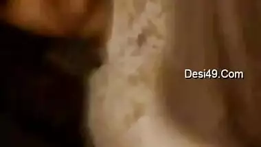 Tired Desi girl wants to sleep but boyfriend is keen to film porn video