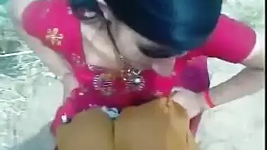 Beautiful Indian shy girl showing cute boobs and honey pussy at outdoor