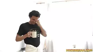Indian Man swallows MILF maid's piss from her pussy and then fucks her ass
