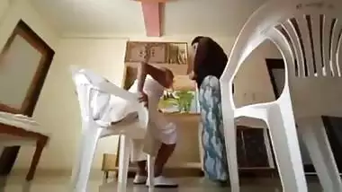 Pakistani baba with home nurse