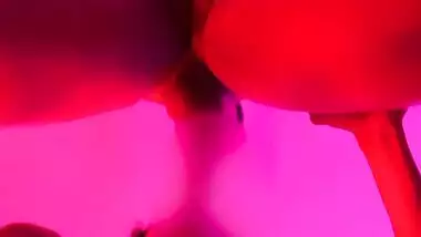 Sexy wife kisses and bend down in her knees for deep suck