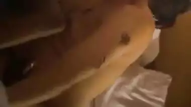 Desi escort girl in a hotel room with two horny guy