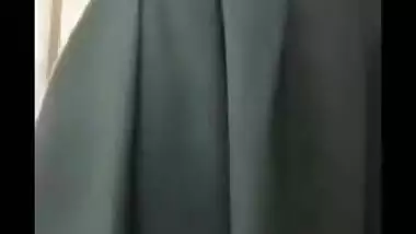 Boy is out but the camera is on so he can see Desi chick's XXX breasts