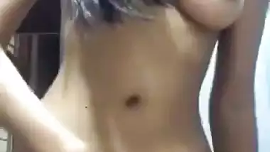 Sexy Indian nude girl strips and dances erotic on camera