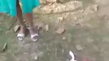 Desi Village Lover Out Door Romance With Hindi Talking 2 Clips Part 2