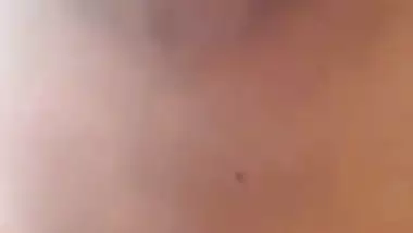 Girlfriend nude romance and boob sucking by lover