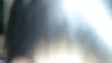 Shy girl in hotel with lover