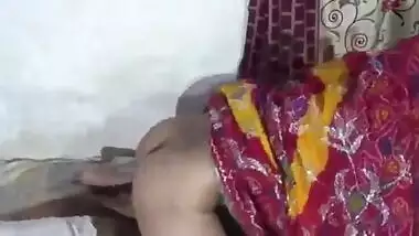 Desi shy hot wife sucking and fucking on the husband riding on with Clear Hindi Audio and