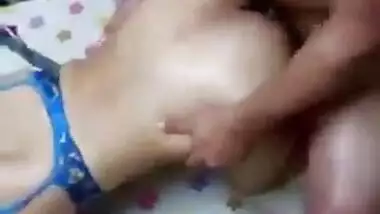 Desi indian girlfriend bhabhi fucked in doggy style