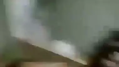 Unsatisfied Tamil village aunty striptease nude MMS